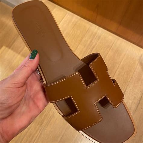 tan hermes sandals|hermes sandals street style.